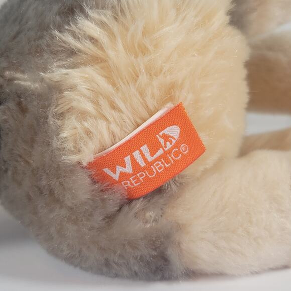 Wild Republic Eco-Friendly CK Mini Wolf Plush Toy 7" Grey White Soft With Tags - Picture 16 of 16